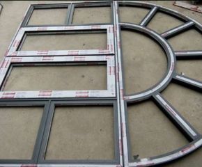 Nhôm Xingfa uốn vòm