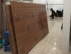 Thi công vách ngăn tấm composite phòng tắm và nhà vệ sinh Công ty Cấp Nước Đồng Nai